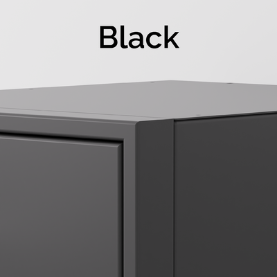 Black Cabinet Color Sample | Van Wife Components