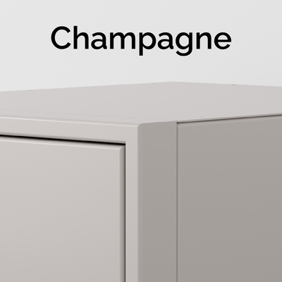 Champagne Cabinet Color Sample - Van Wife Components