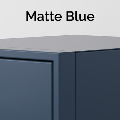 Matte Blue Cabinet Color Sample - Van Wife Components