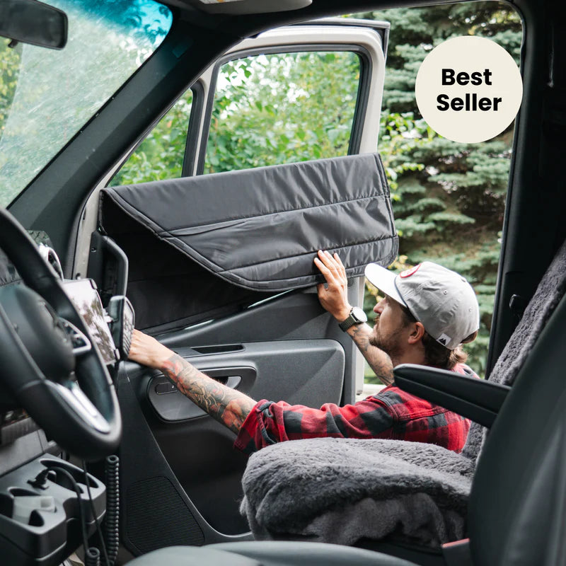 Ford E-Series Front Cab Window Cover Set