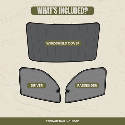 Promaster Front Cab Window Cover Set