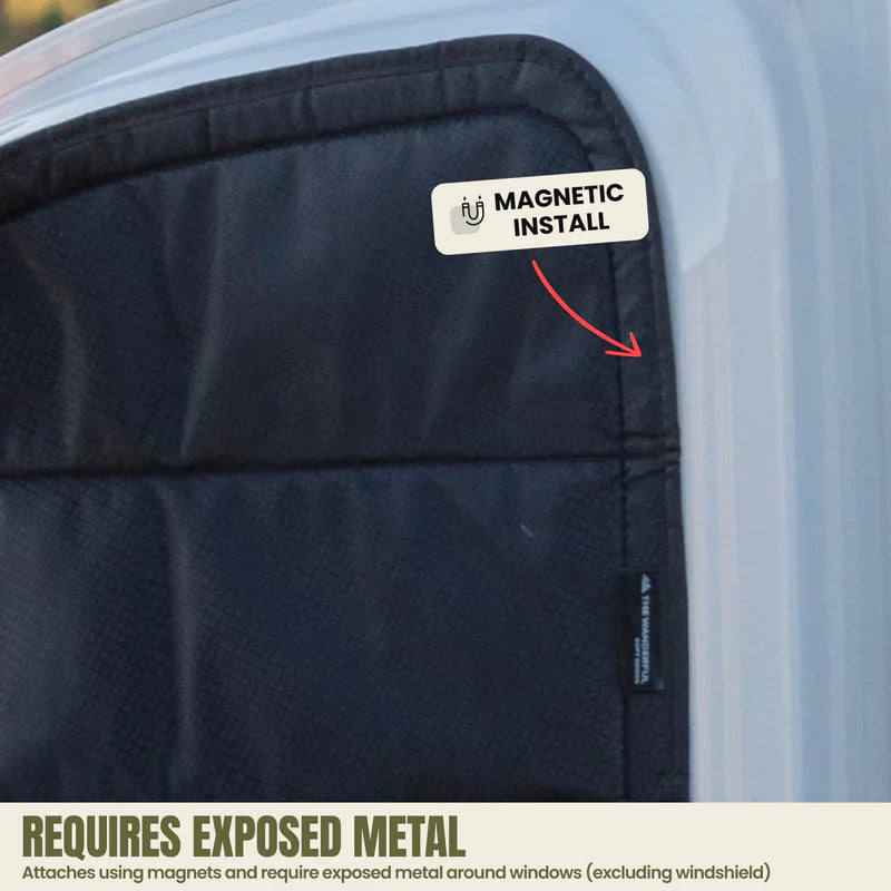 Promaster Front Cab Window Cover Set