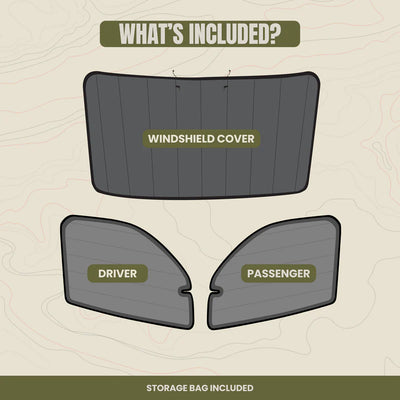 Sprinter Front Cab Window Cover Set