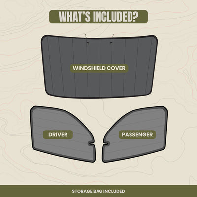 Ford Transit Front Cab Window Cover Set