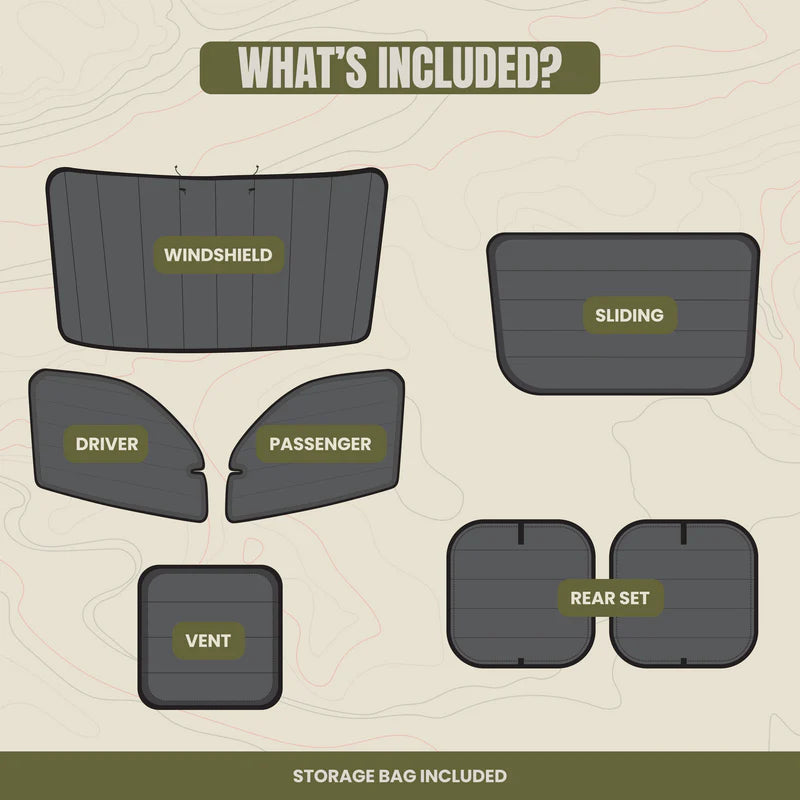 Promaster Full Set Window Covers