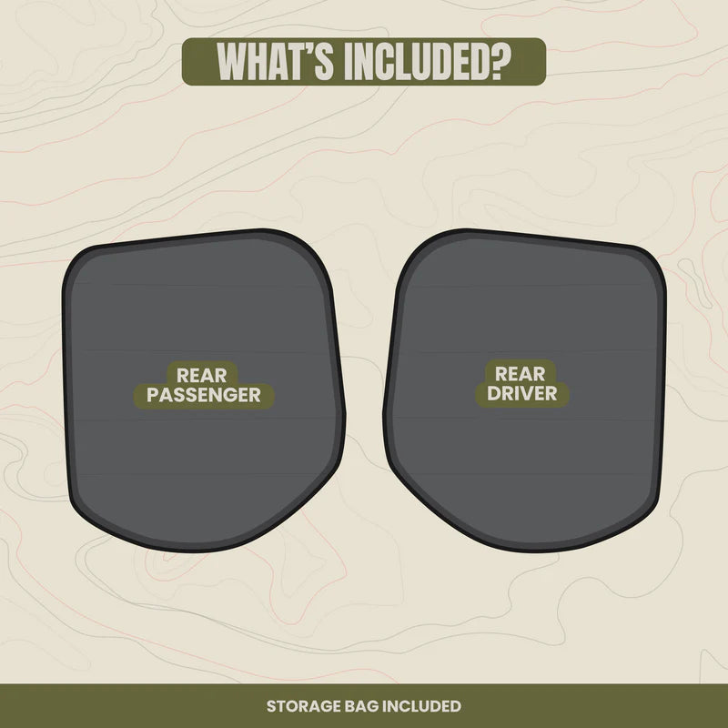 Promaster Rear Window Cover Set