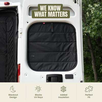Promaster Rear Window Cover Set
