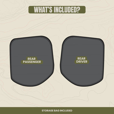 Ford Transit Rear Window Cover Set