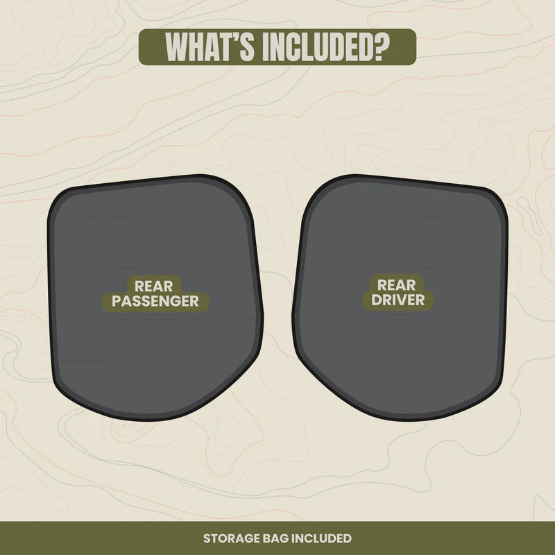 Ford Transit Rear Window Cover Set