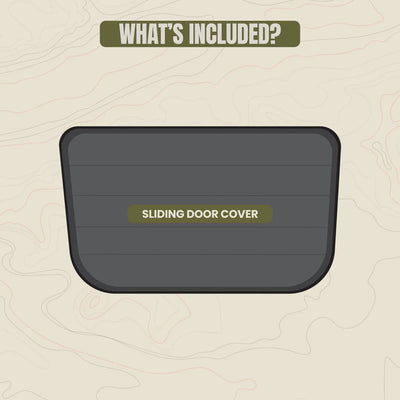 Promaster Sliding Door Window Cover