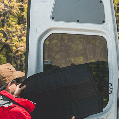 Ford Transit Rear Window Cover Set