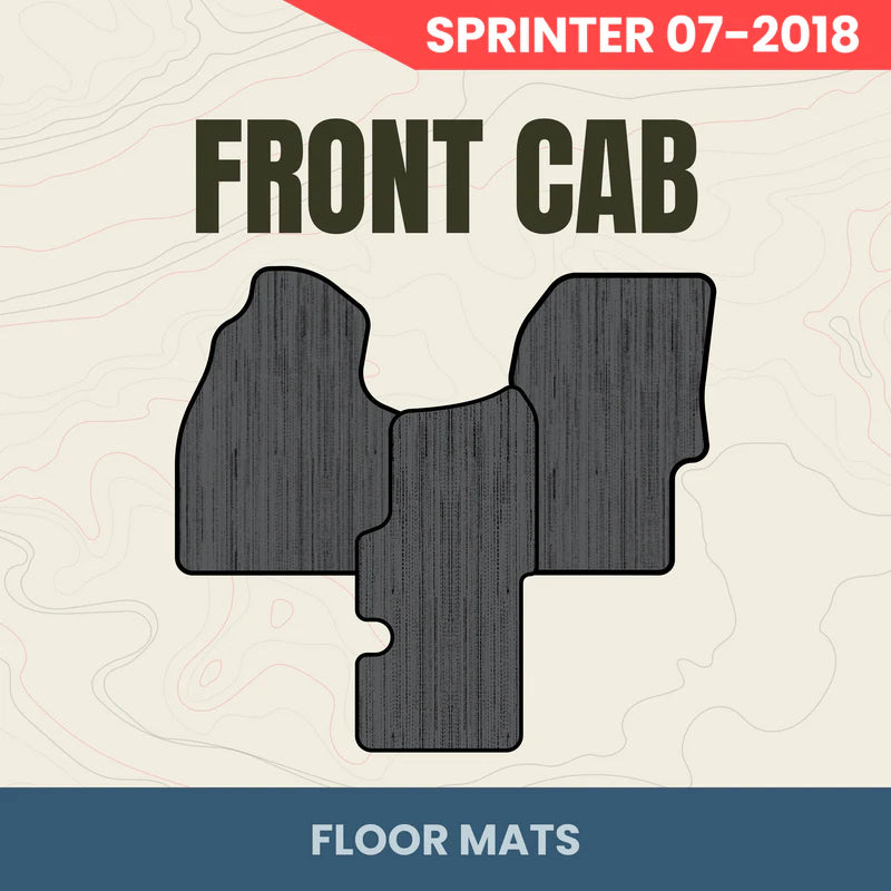 Front Cab Floor Mats Sprinter 2007-2018