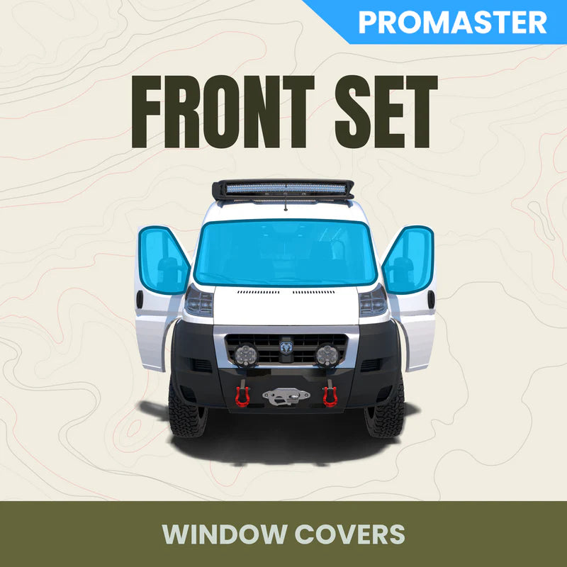 Promaster Front Cab Window Cover Set