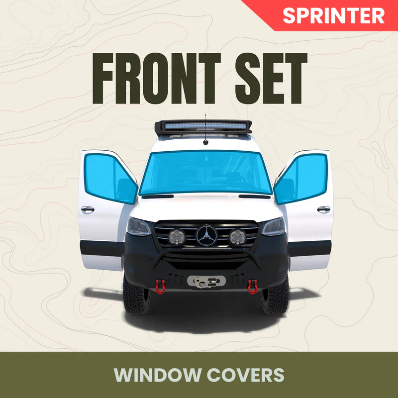 Sprinter Front Cab Window Cover Set