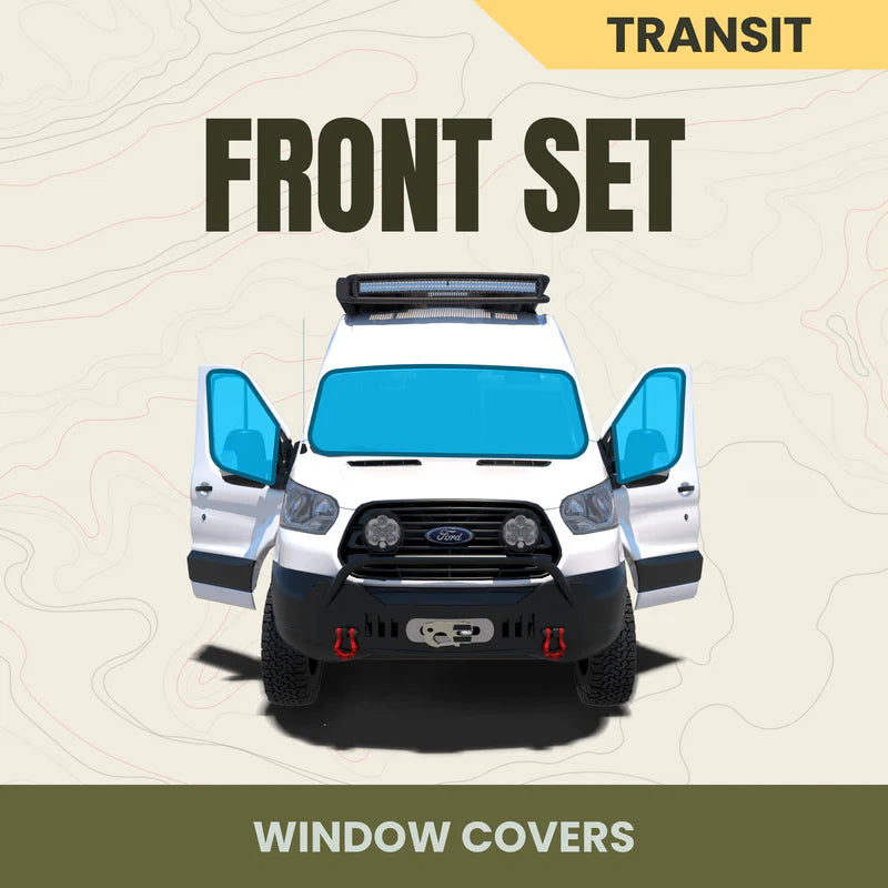 Ford Transit Front Cab Window Cover Set