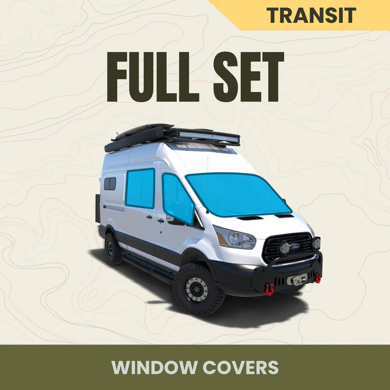 Ford Transit Full 8-Piece Window Cover Set