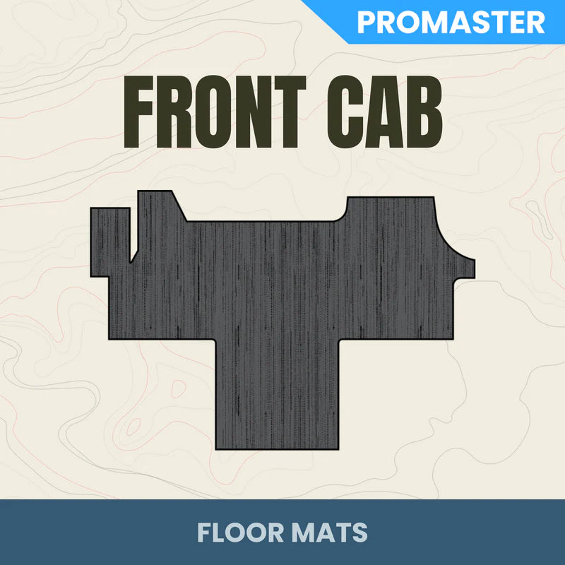 Front Cab Floor Mats Ram Promaster 2014-Current