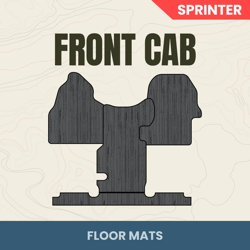 Front Cab Floor Mats Sprinter 2019-Current