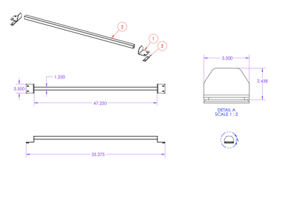 Solar Bars 2007+ Sprinter Roof Rails