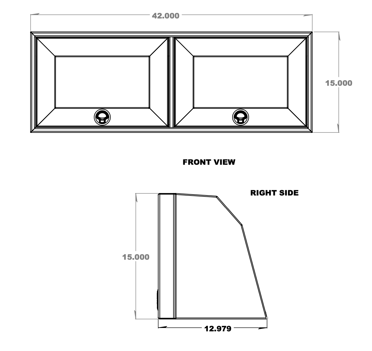 42" Upper Cabinet