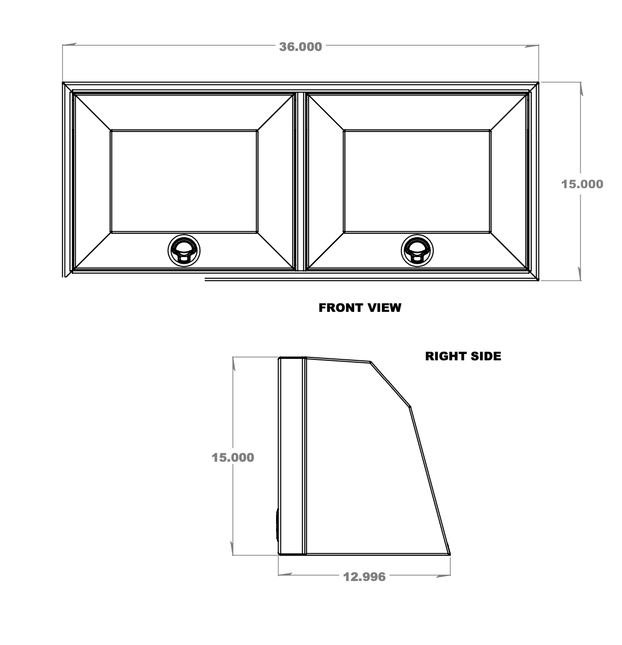 36" Upper Cabinet